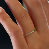 Kinn - Two In One Pavé Ring May Emerald