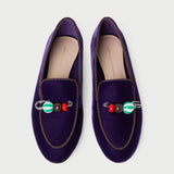Loeffler Randall - Vale Jewel Velvet Loafer