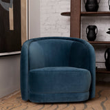 Lemieux Et Cie - Valence Chair in Vance Marine Velvet
