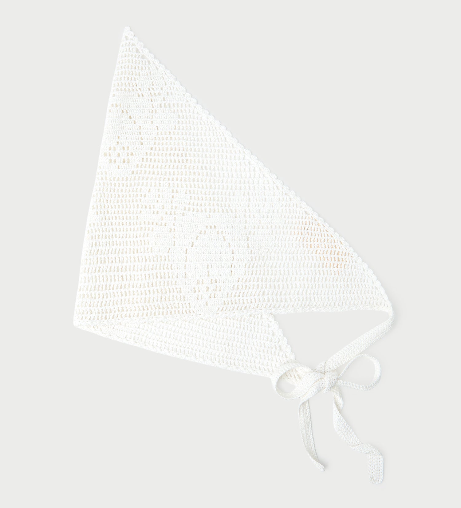 Loeffler Randall - Viv White Crochet Scarf