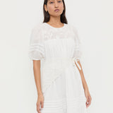 Loeffler Randall - Viv White Crochet Scarf