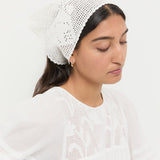 Loeffler Randall - Viv White Crochet Scarf