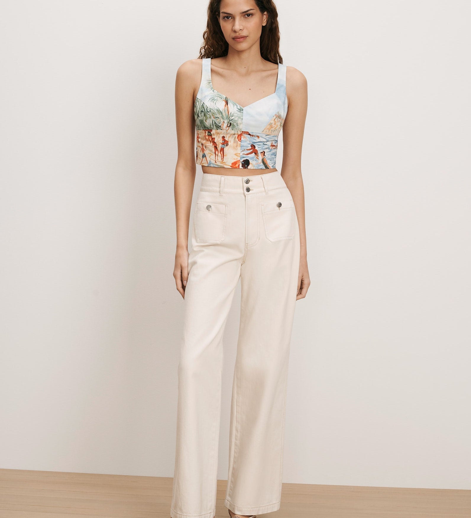 Veronica Beard - Vonette Printed Tank Top