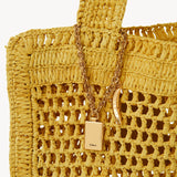 Chloé Chloé - Summer Banana tote bag in raffia