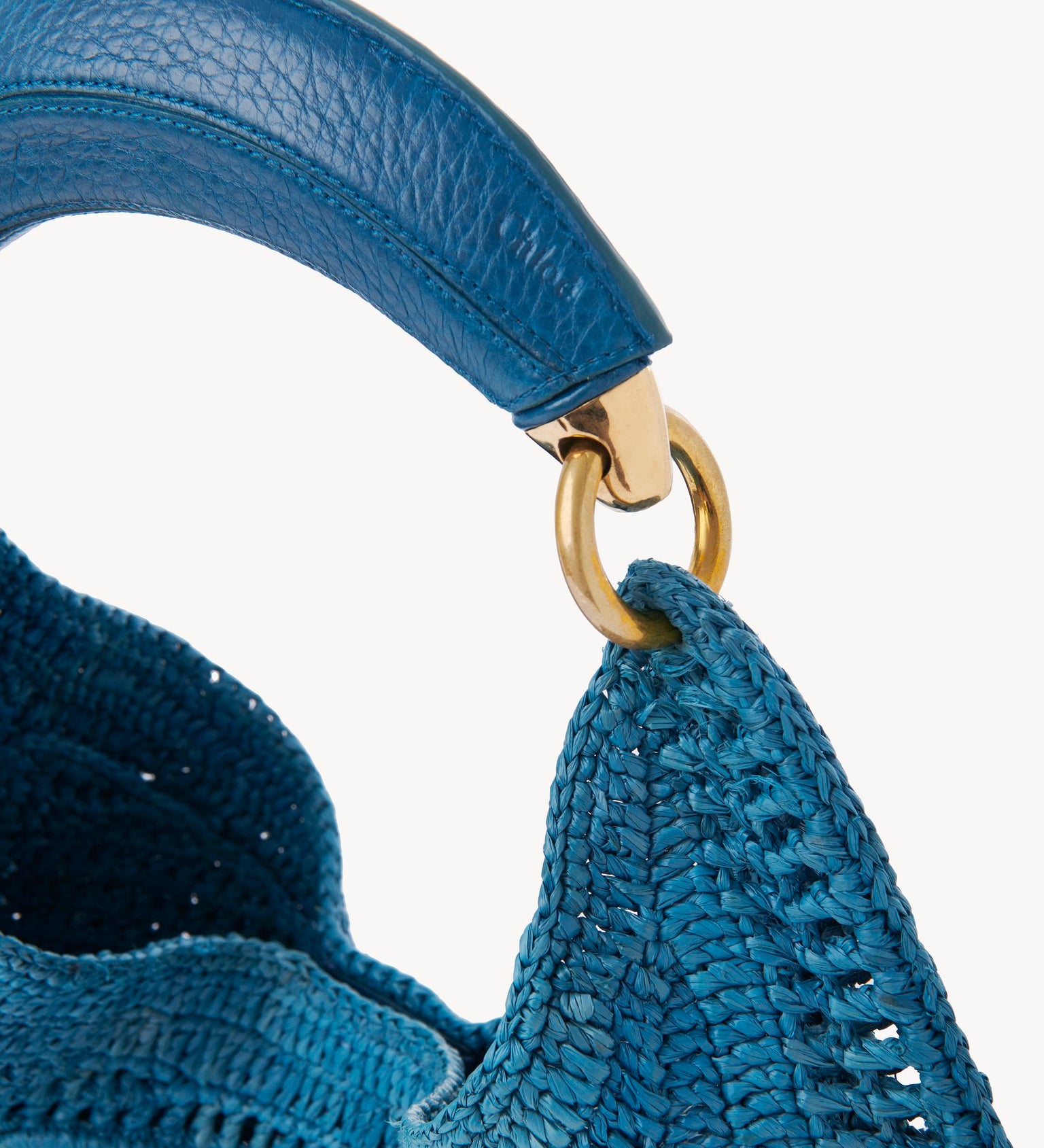 Chloé Chloé - Summer Banana hobo bag in raffia