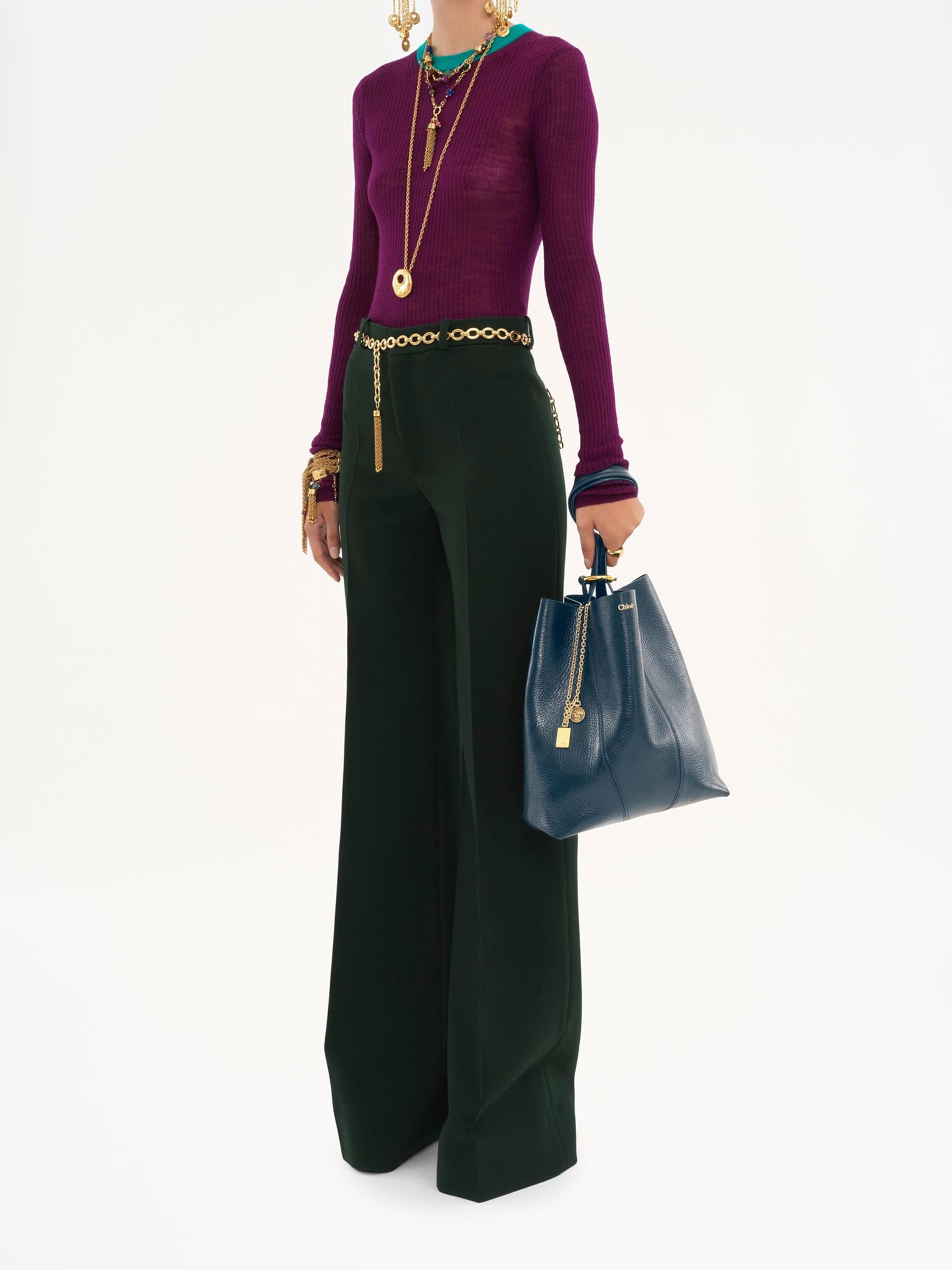 Chloé Chloé - Chloé Spin tote bag in grained leather