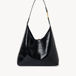 Chloé Chloé - Small Marcie hobo bag in croco-effect leather