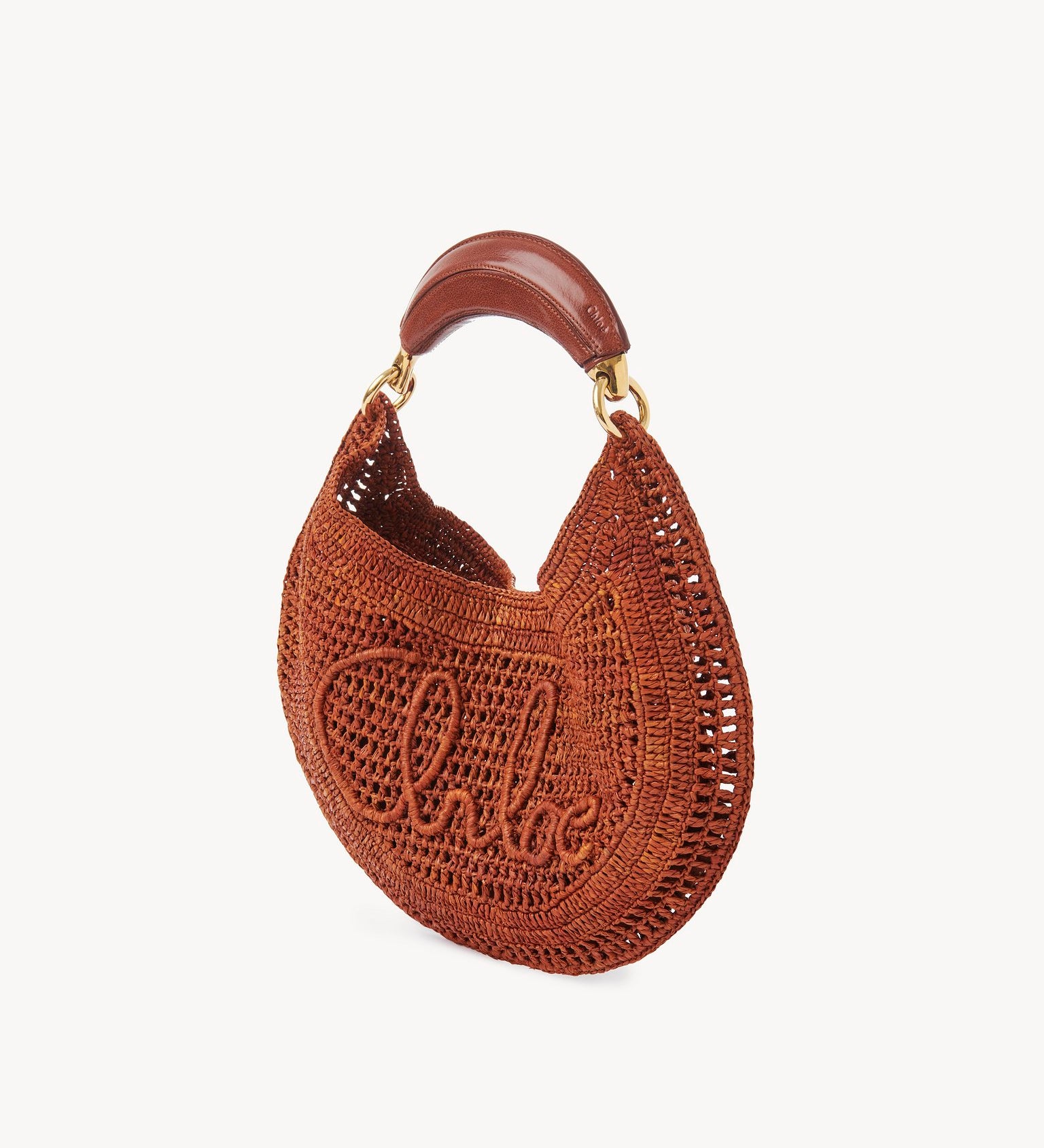 Chloé Chloé - Summer Banana hobo bag in raffia