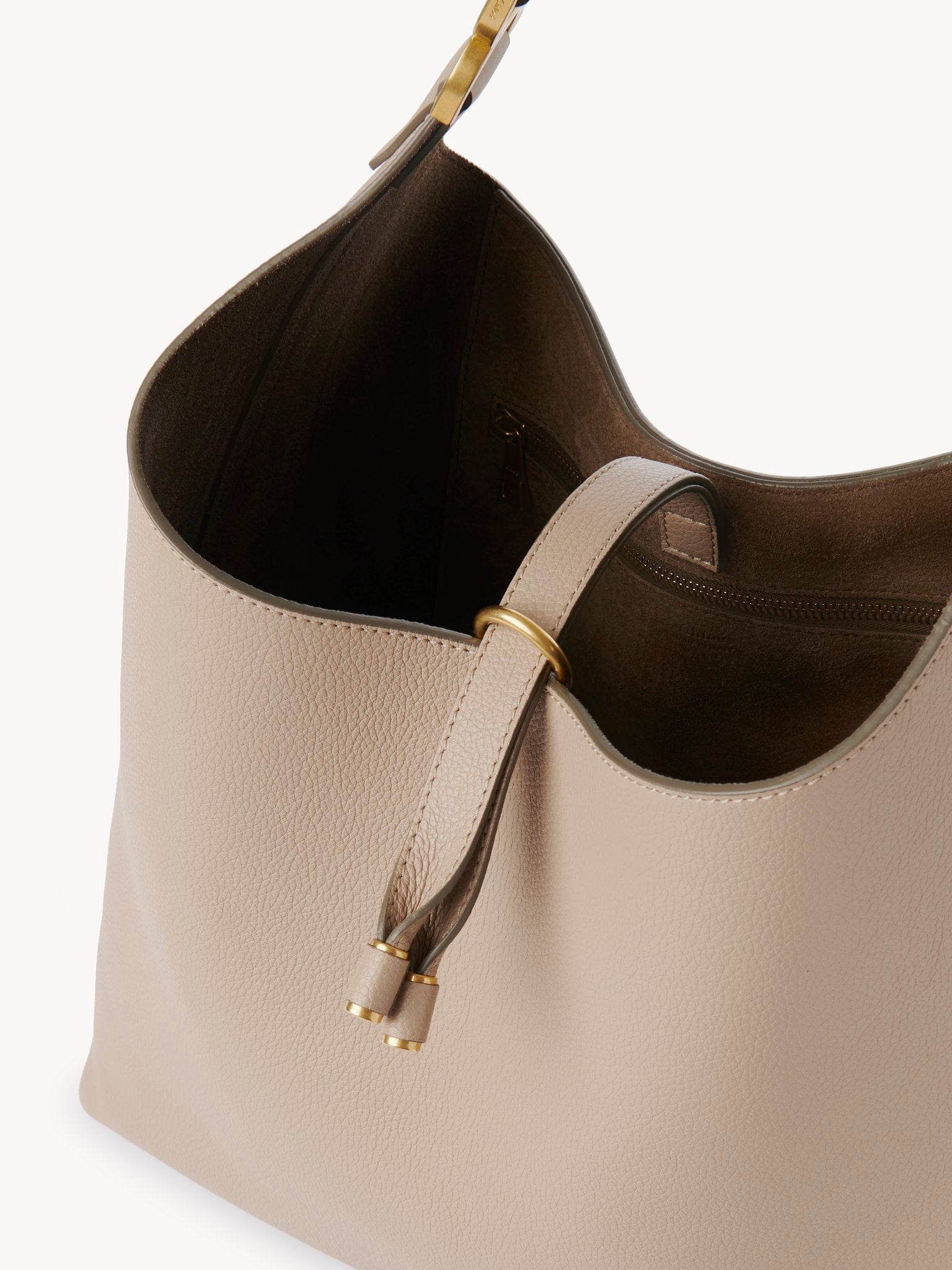 Chloé Chloé - Marcie hobo bag in grained leather