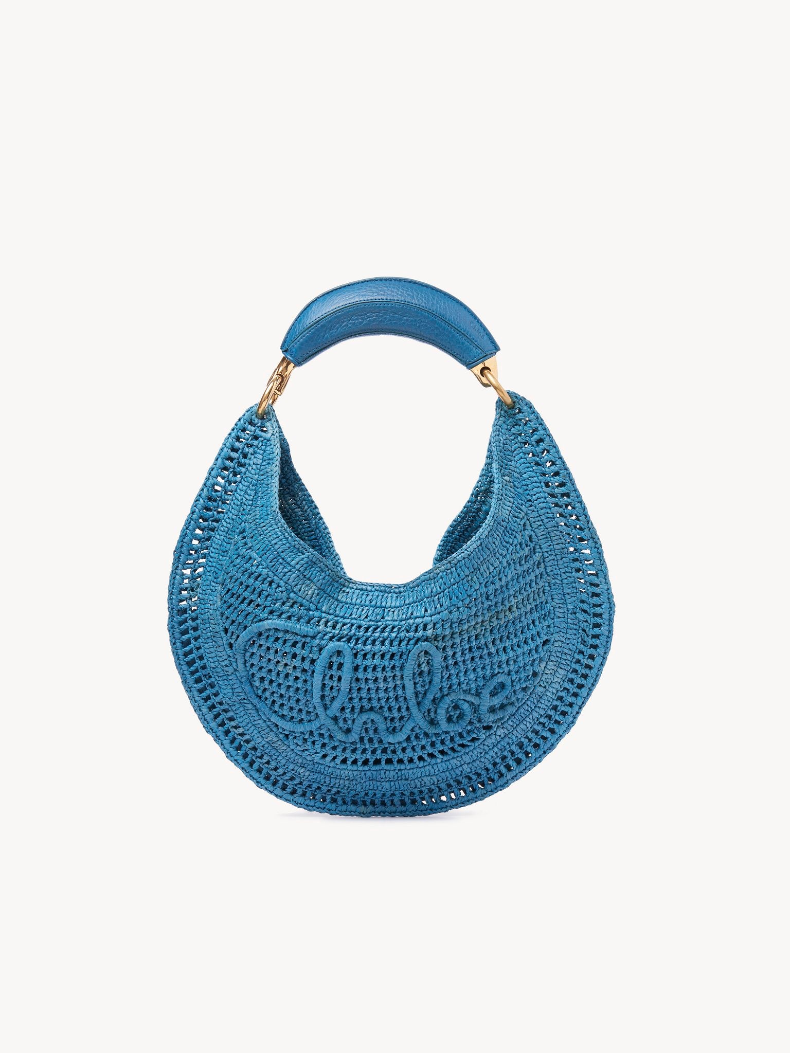 Chloé Chloé - Summer Banana hobo bag in raffia