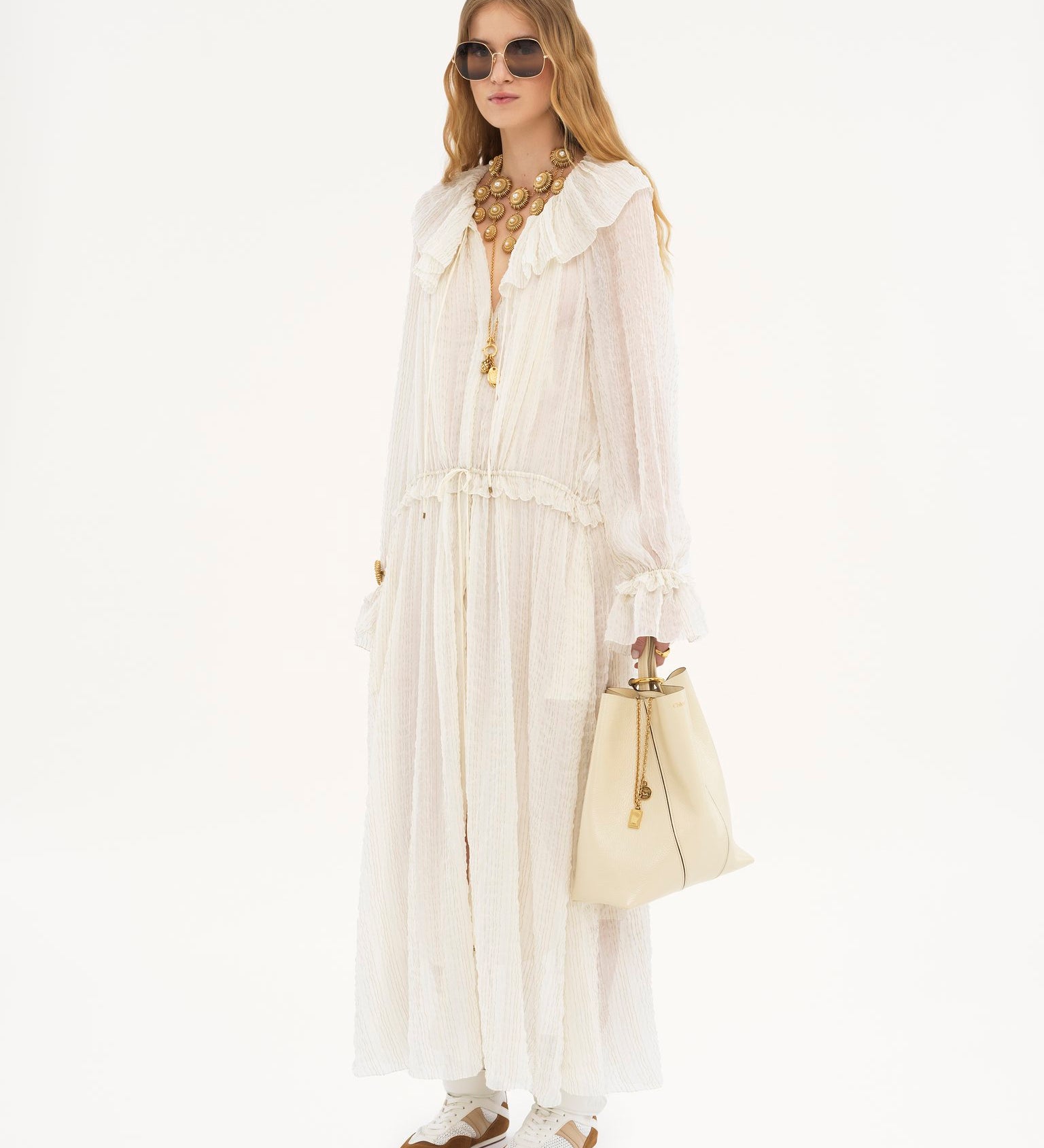 Chloé Chloé - Chloé Spin tote bag in grained leather