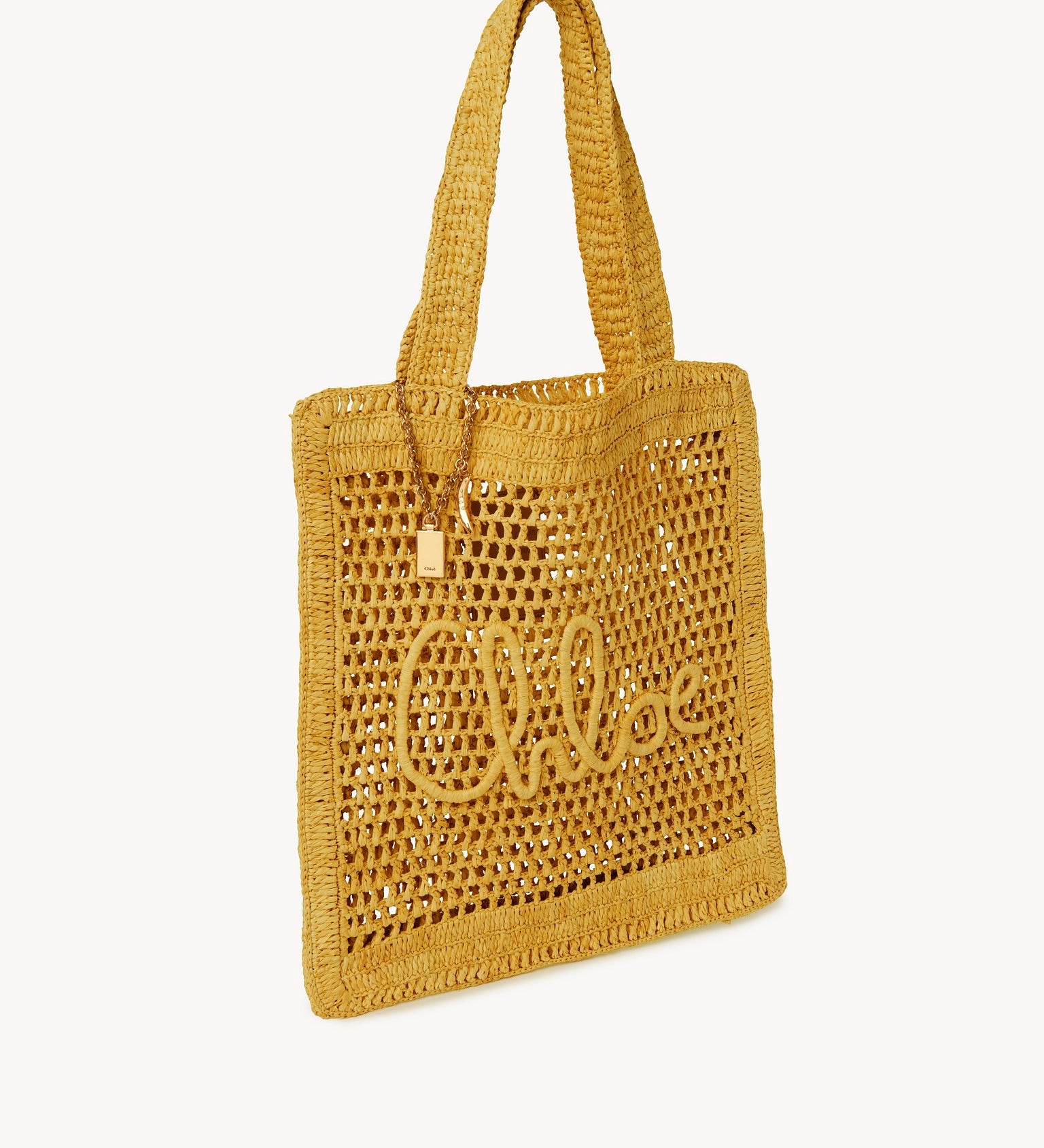 Chloé Chloé - Summer Banana tote bag in raffia