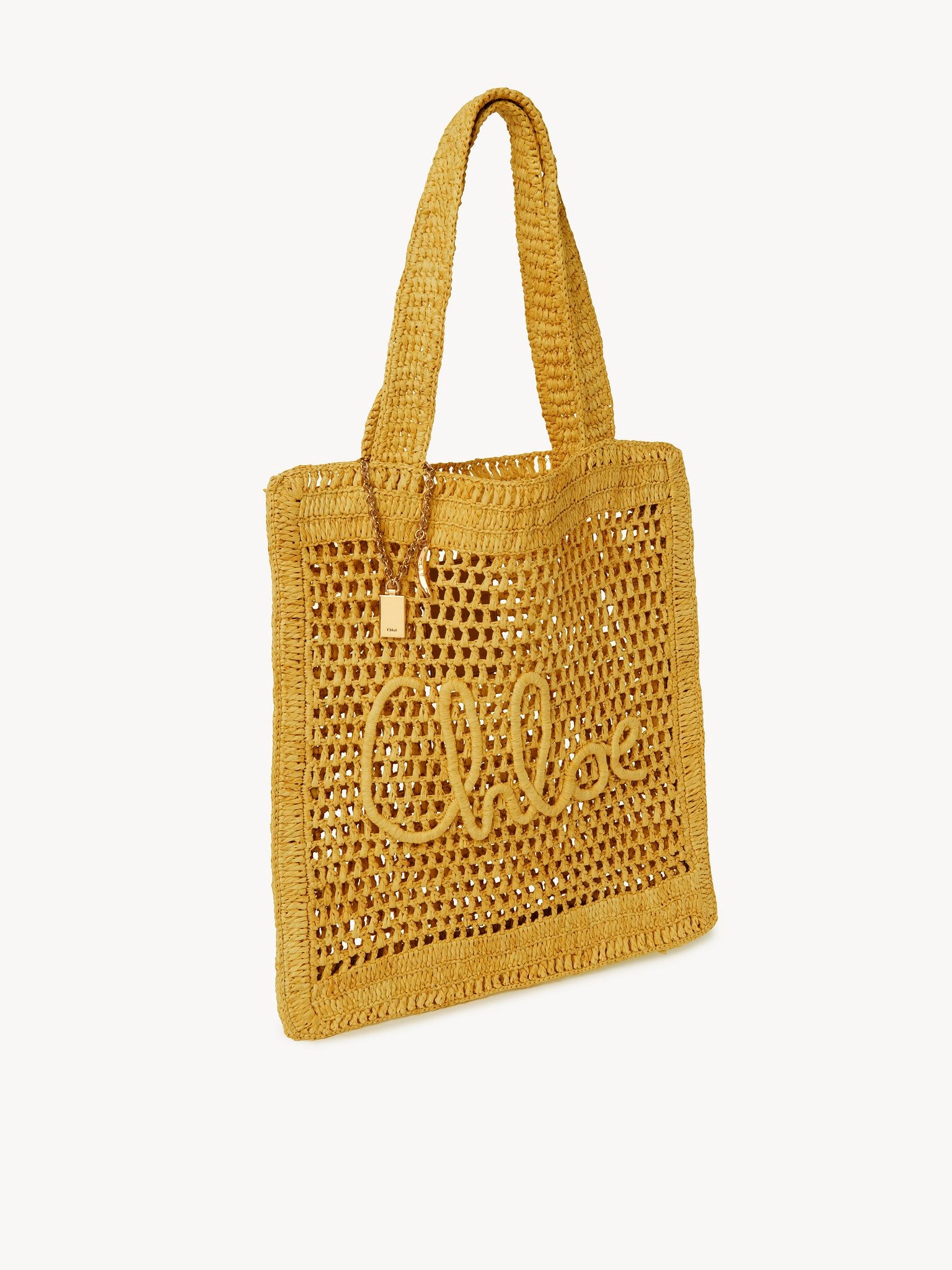 Chloé Chloé - Summer Banana tote bag in raffia