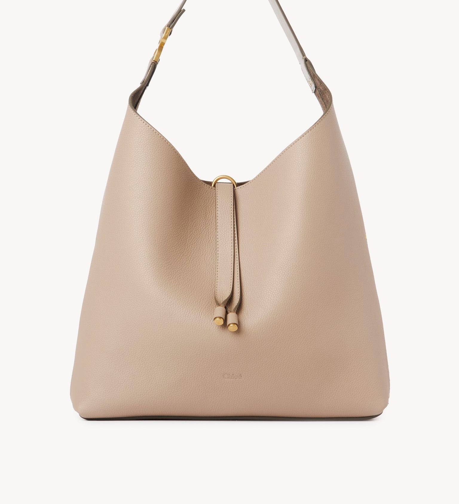 Chloé Chloé - Marcie hobo bag in grained leather