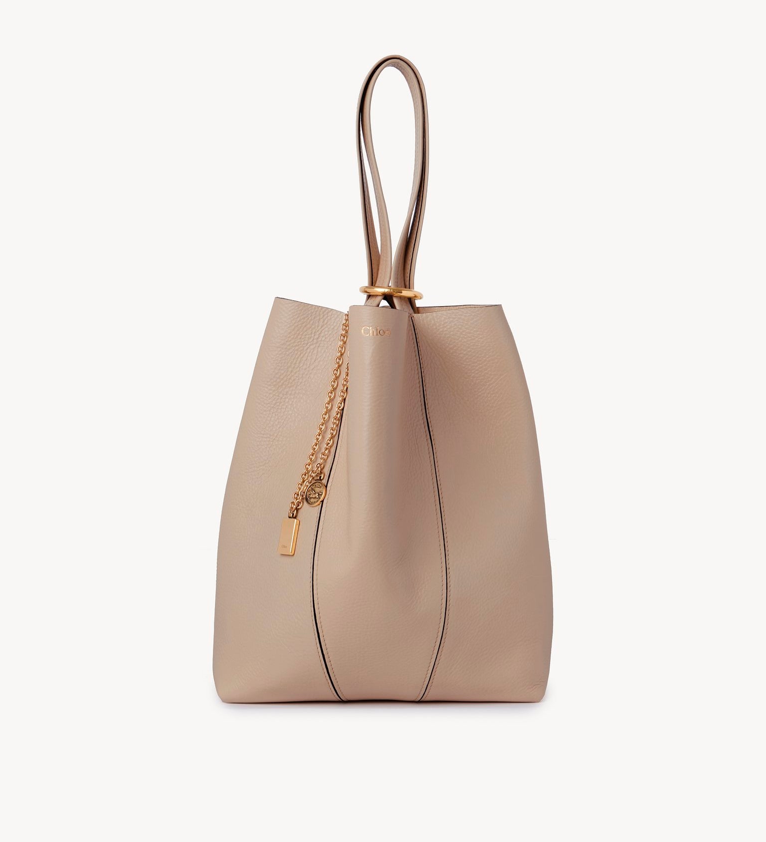 Chloé Chloé - Chloé Spin tote bag in grained leather