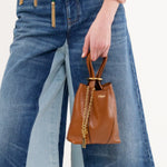 Chloé Chloé - Small Chloé Spin tote bag in grained leather