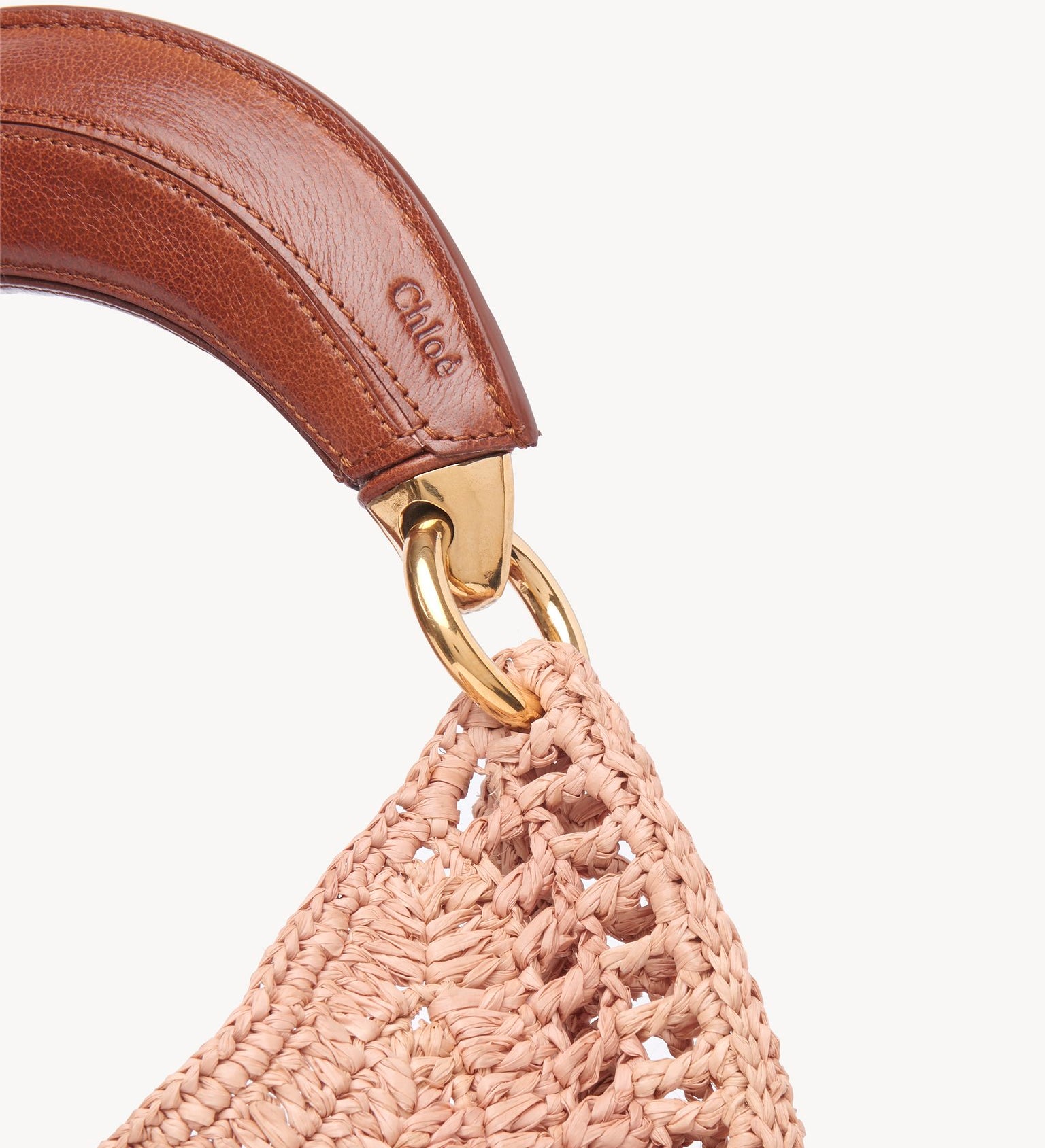 Chloé Chloé - Summer Banana hobo bag in raffia