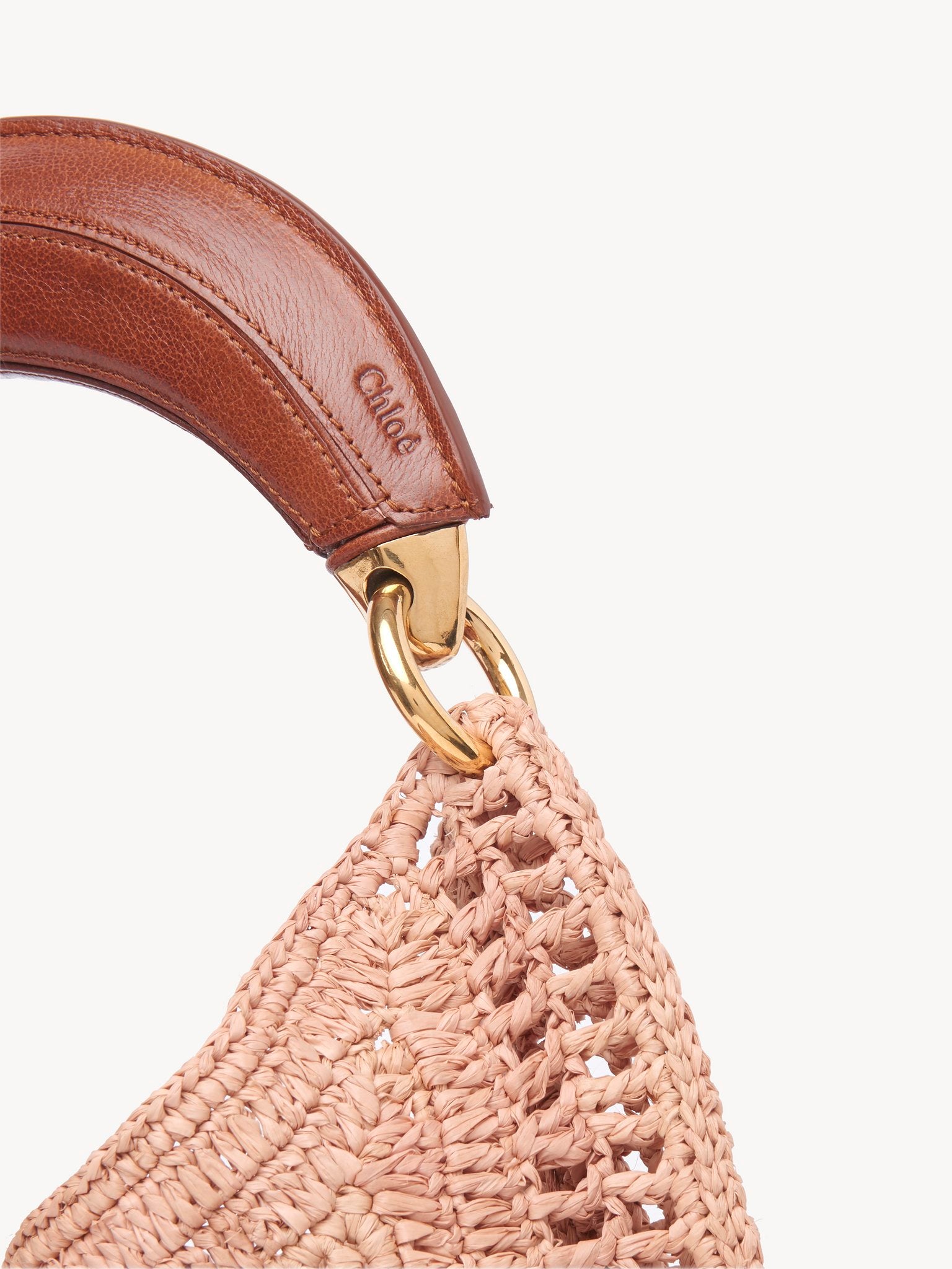 Chloé Chloé - Summer Banana hobo bag in raffia