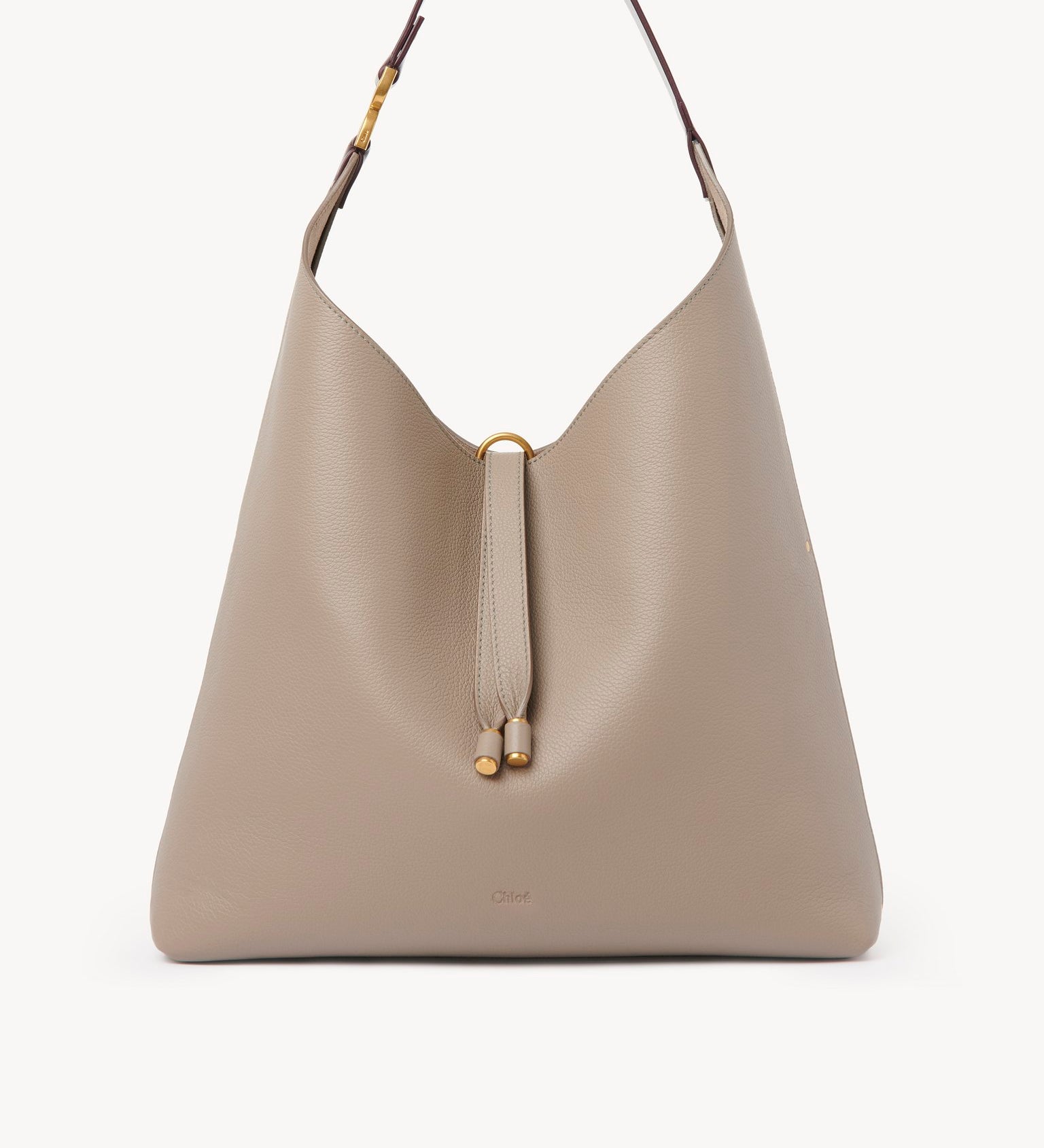 Chloé Chloé - Marcie hobo bag in grained leather