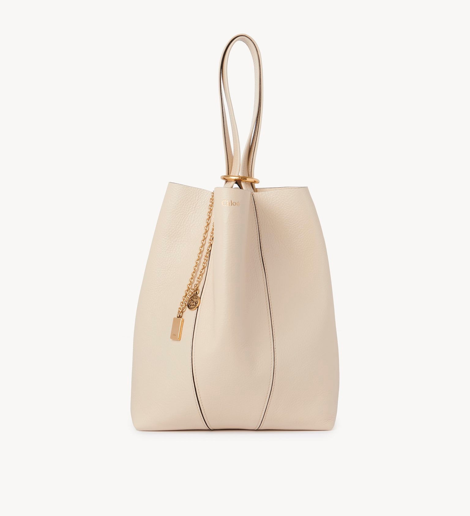 Chloé Chloé - Chloé Spin tote bag in grained leather