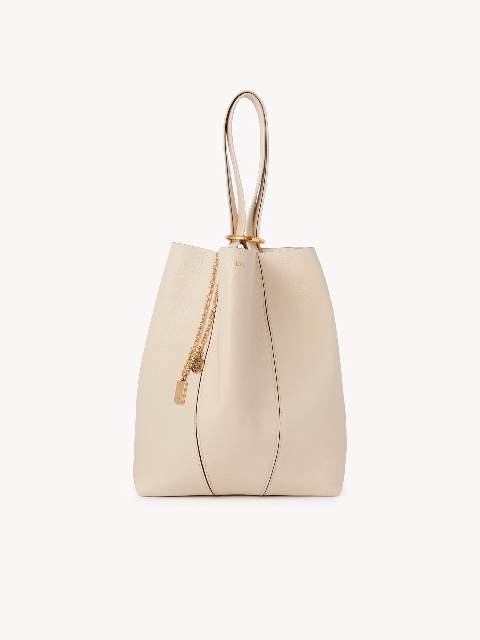 Chloé Chloé - Chloé Spin tote bag in grained leather