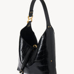 Chloé Chloé - Small Marcie hobo bag in croco-effect leather