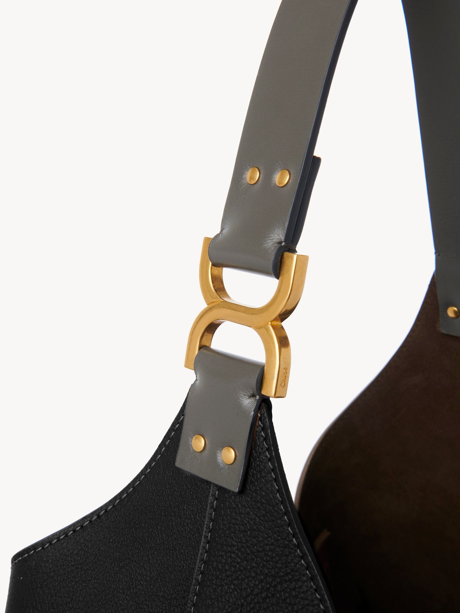 Chloé Chloé - Marcie hobo bag in grained leather