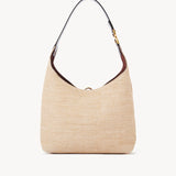 Chloé Chloé - Small Marcie hobo bag in raffia-effect fibres 
