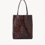 Chloé Chloé - Chloé Spin tote bag in python-effect leather