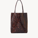 Chloé Chloé - Chloé Spin tote bag in python-effect leather