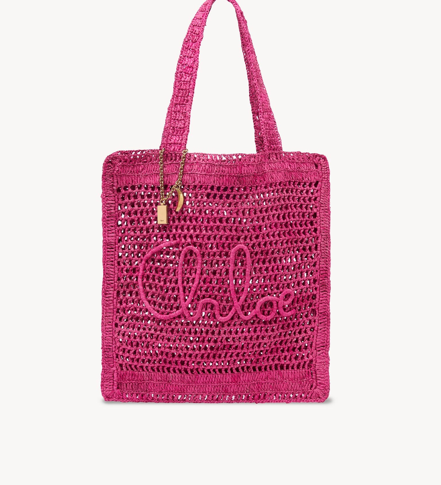 Chloé Chloé - Summer Banana tote bag in raffia