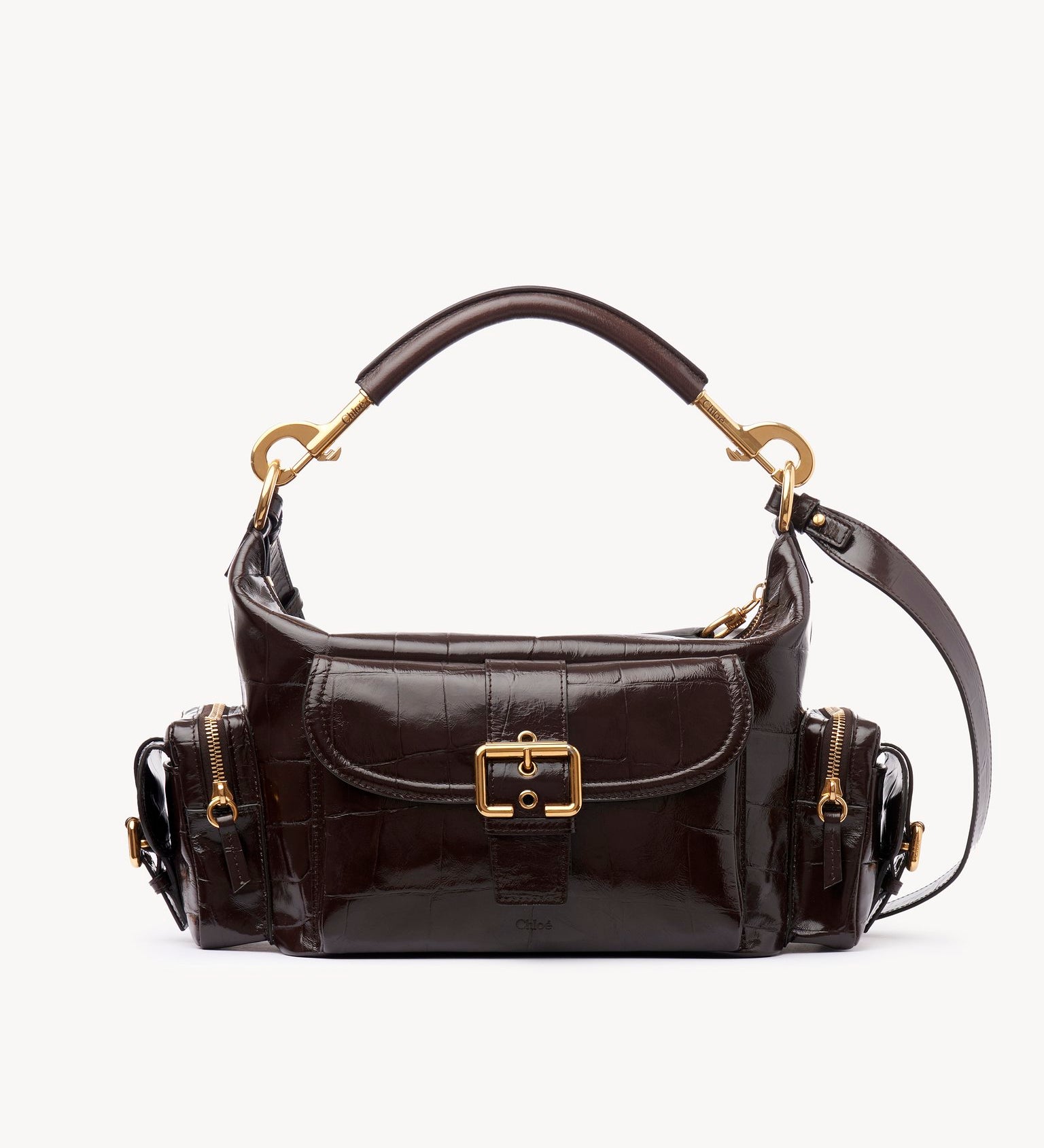 Chloé Chloé - Camera bag in croco-effect leather