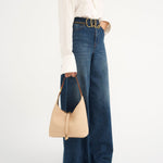 Chloé Chloé - Small Marcie hobo bag in grained leather