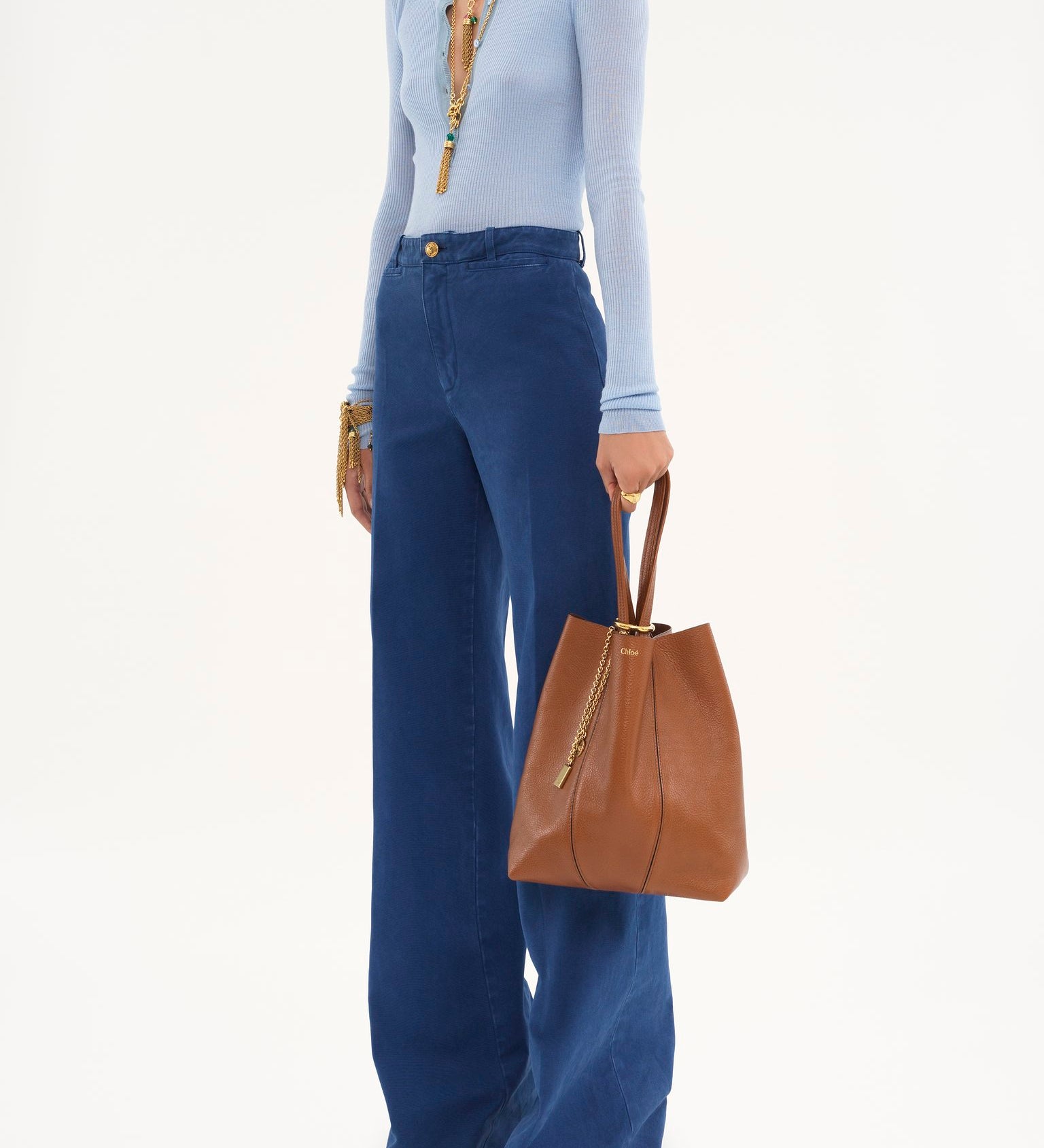 Chloé Chloé - Chloé Spin tote bag in grained leather