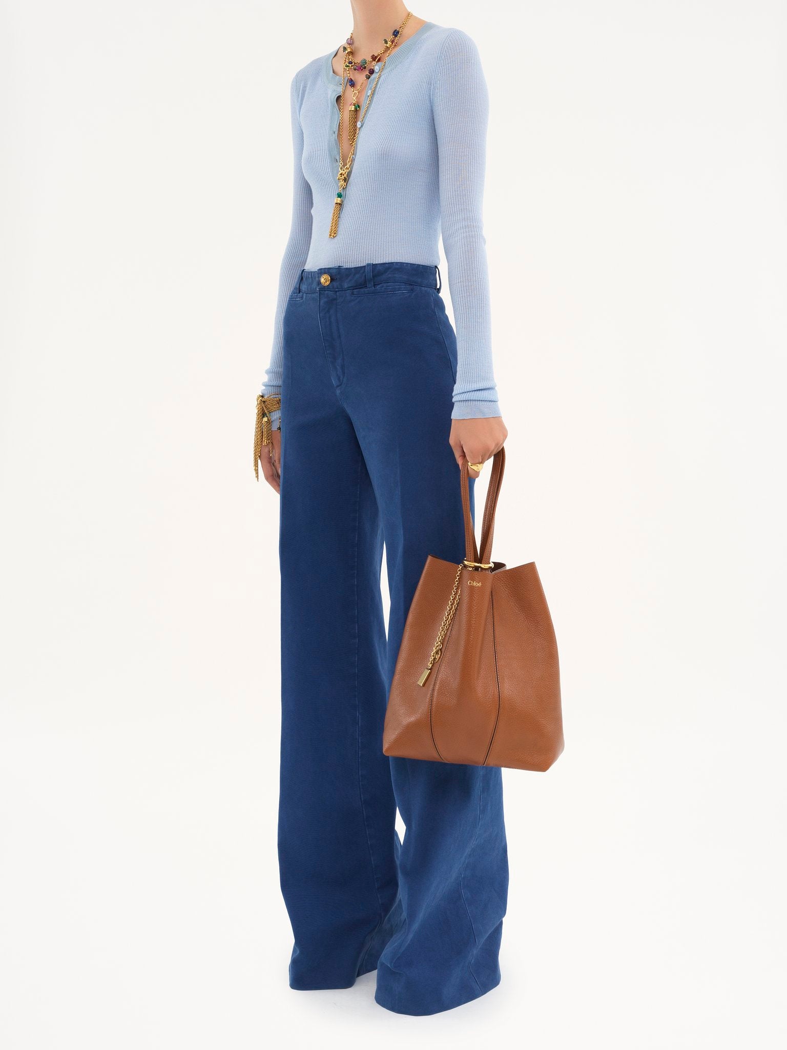 Chloé Chloé - Chloé Spin tote bag in grained leather