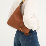 Chloé Chloé - Small Marcie hobo bag in grained leather