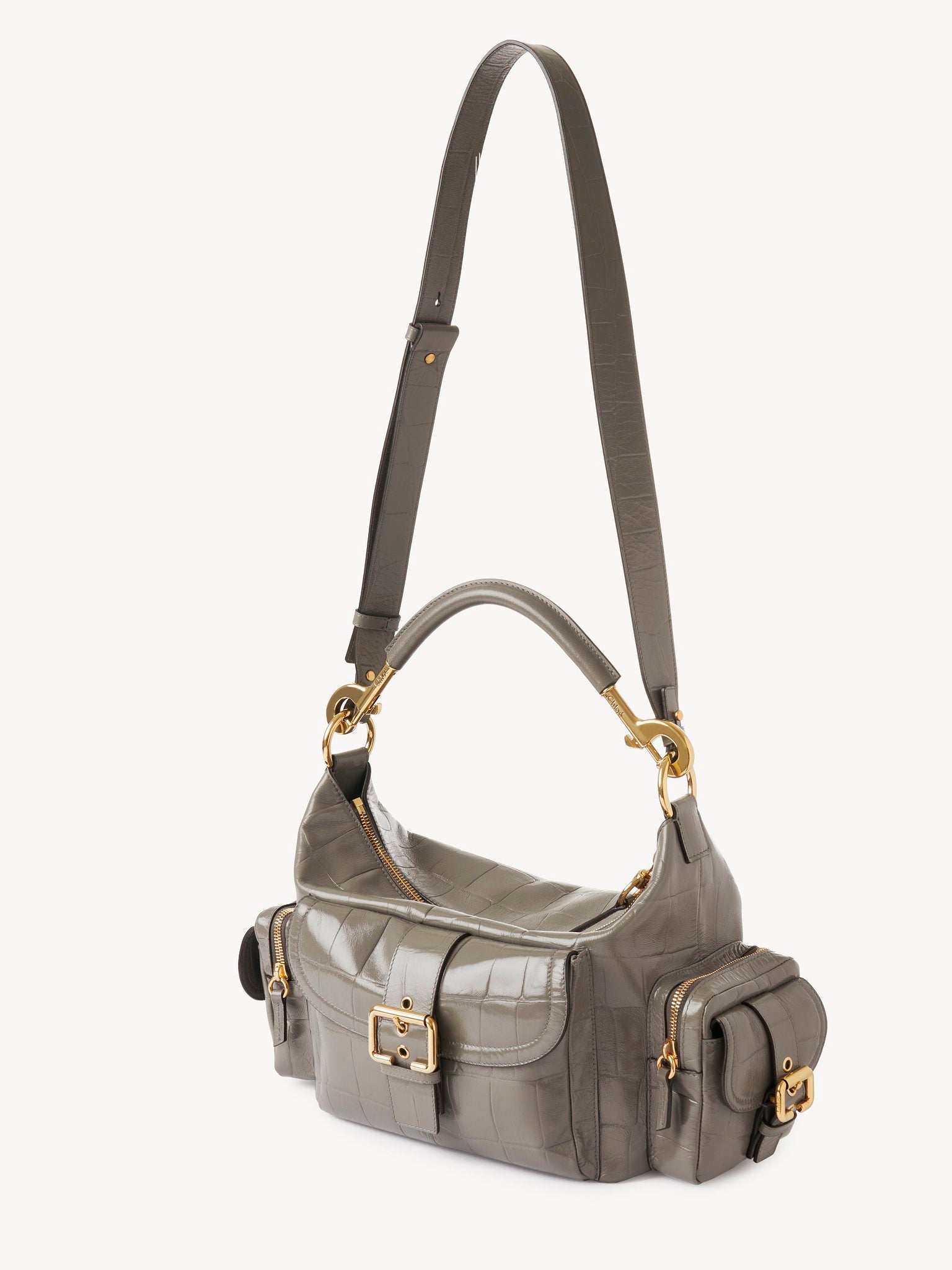 Chloé Chloé - Camera bag in croco-effect leather