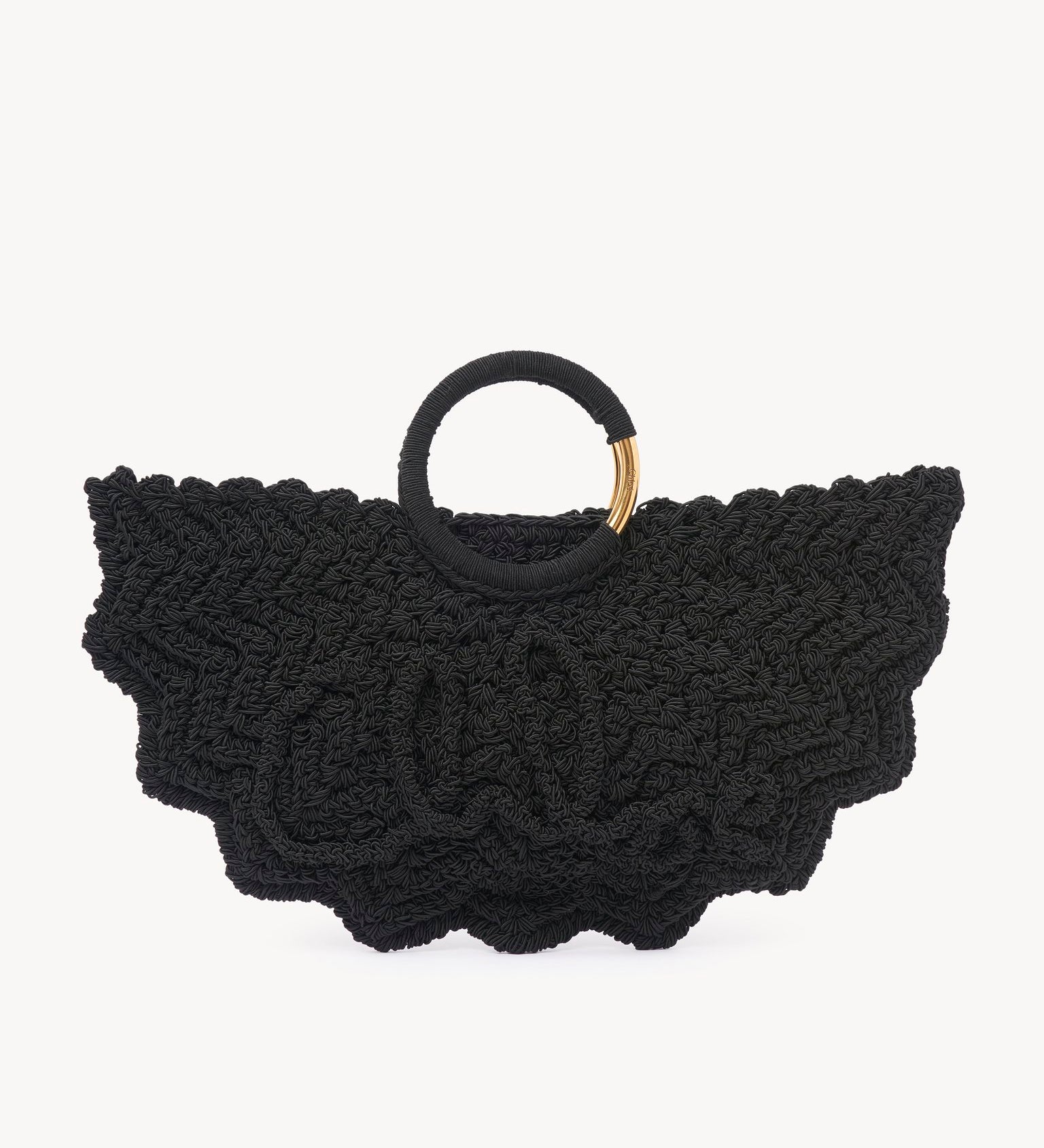Chloé Chloé - Small Bracelet Paravent tote bag in crochet