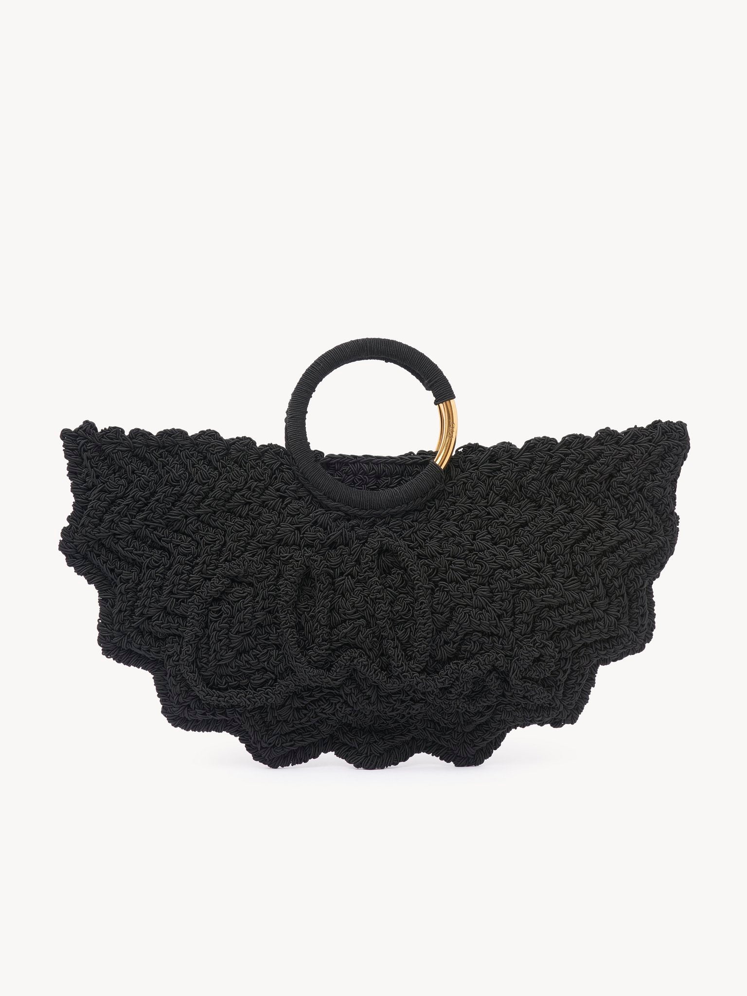 Chloé Chloé - Small Bracelet Paravent tote bag in crochet