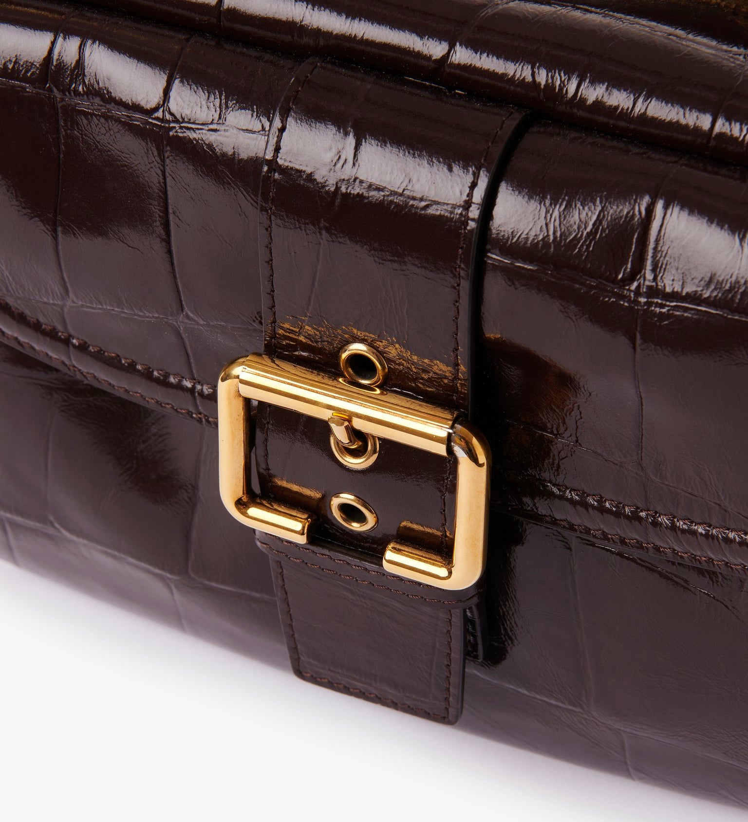 Chloé Chloé - Camera bag in croco-effect leather