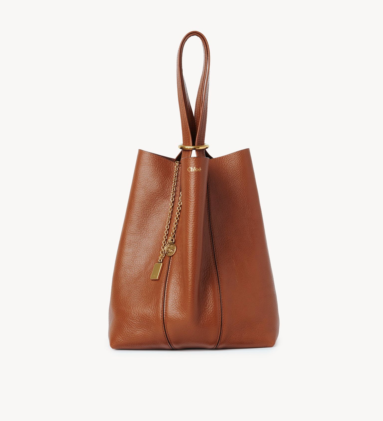 Chloé Chloé - Chloé Spin tote bag in grained leather