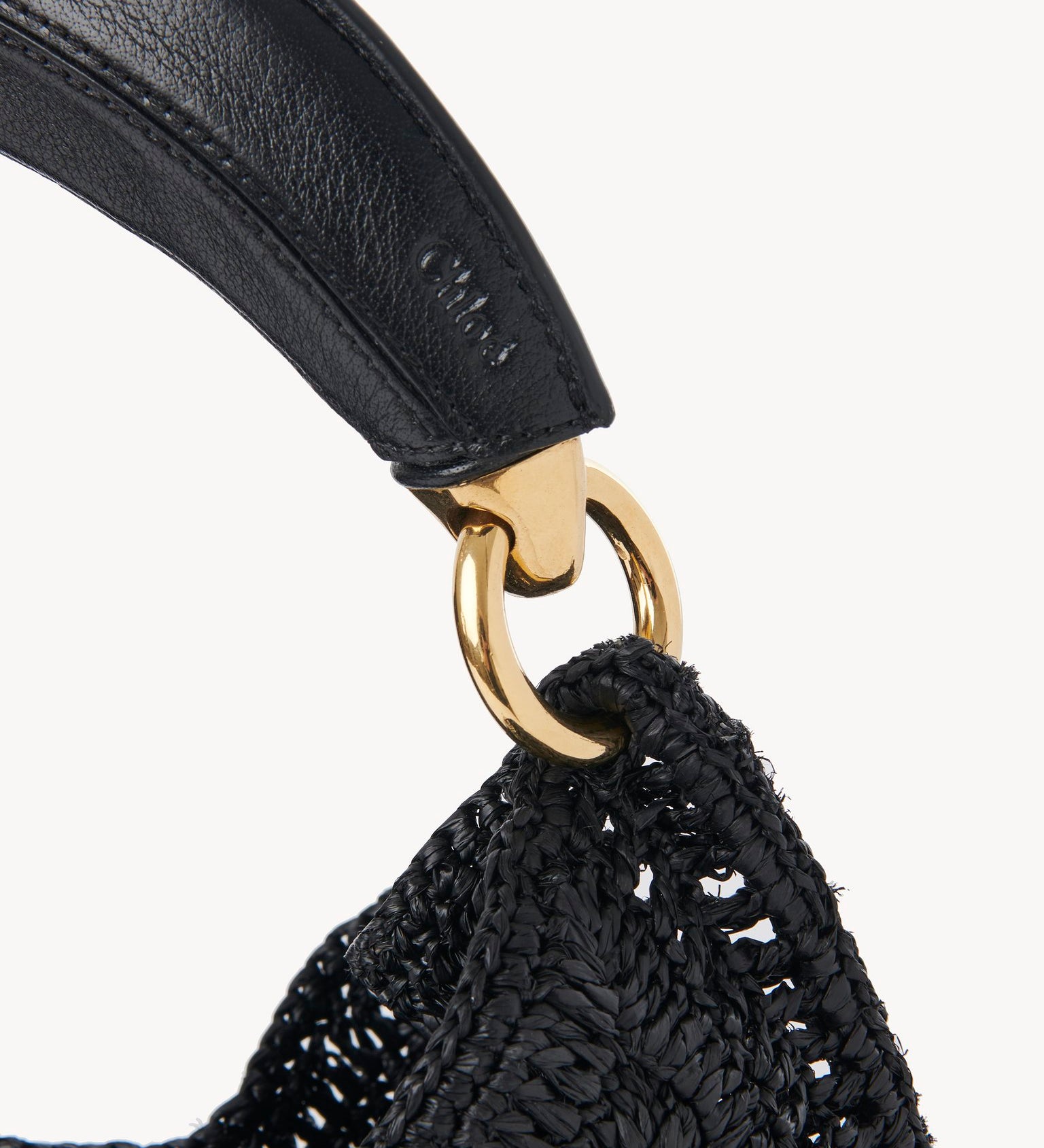 Chloé Chloé - Summer Banana hobo bag in raffia