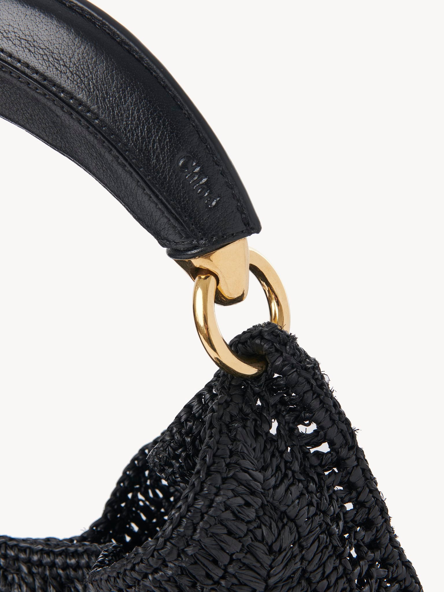 Chloé Chloé - Summer Banana hobo bag in raffia