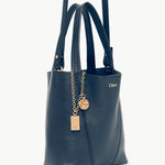 Chloé Chloé - Small Chloé Spin tote bag in grained leather