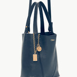 Chloé Chloé - Small Chloé Spin tote bag in grained leather