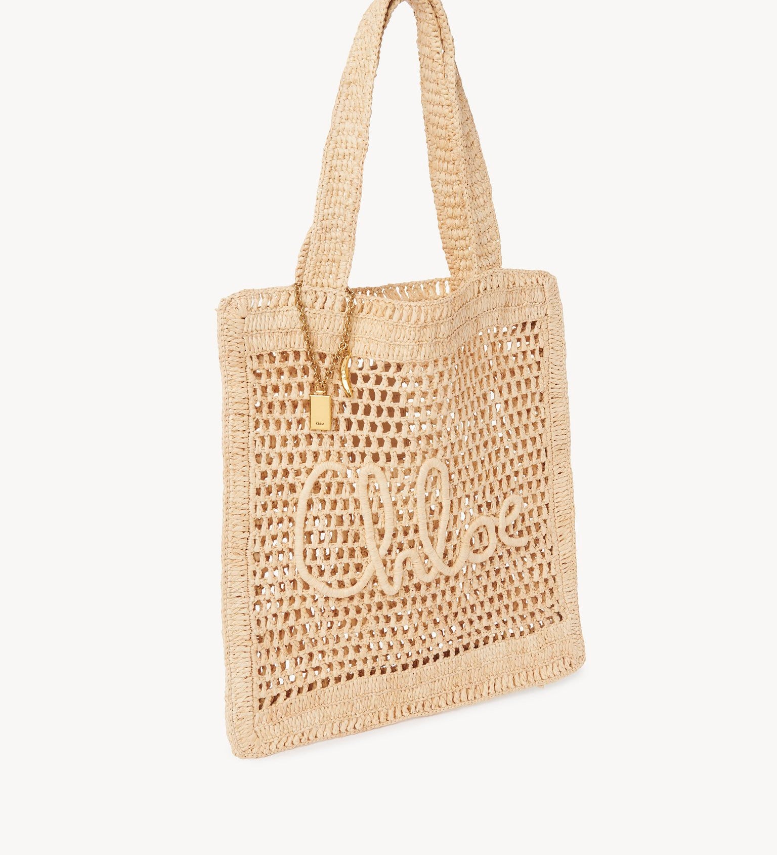 Chloé Chloé - Summer Banana tote bag in raffia