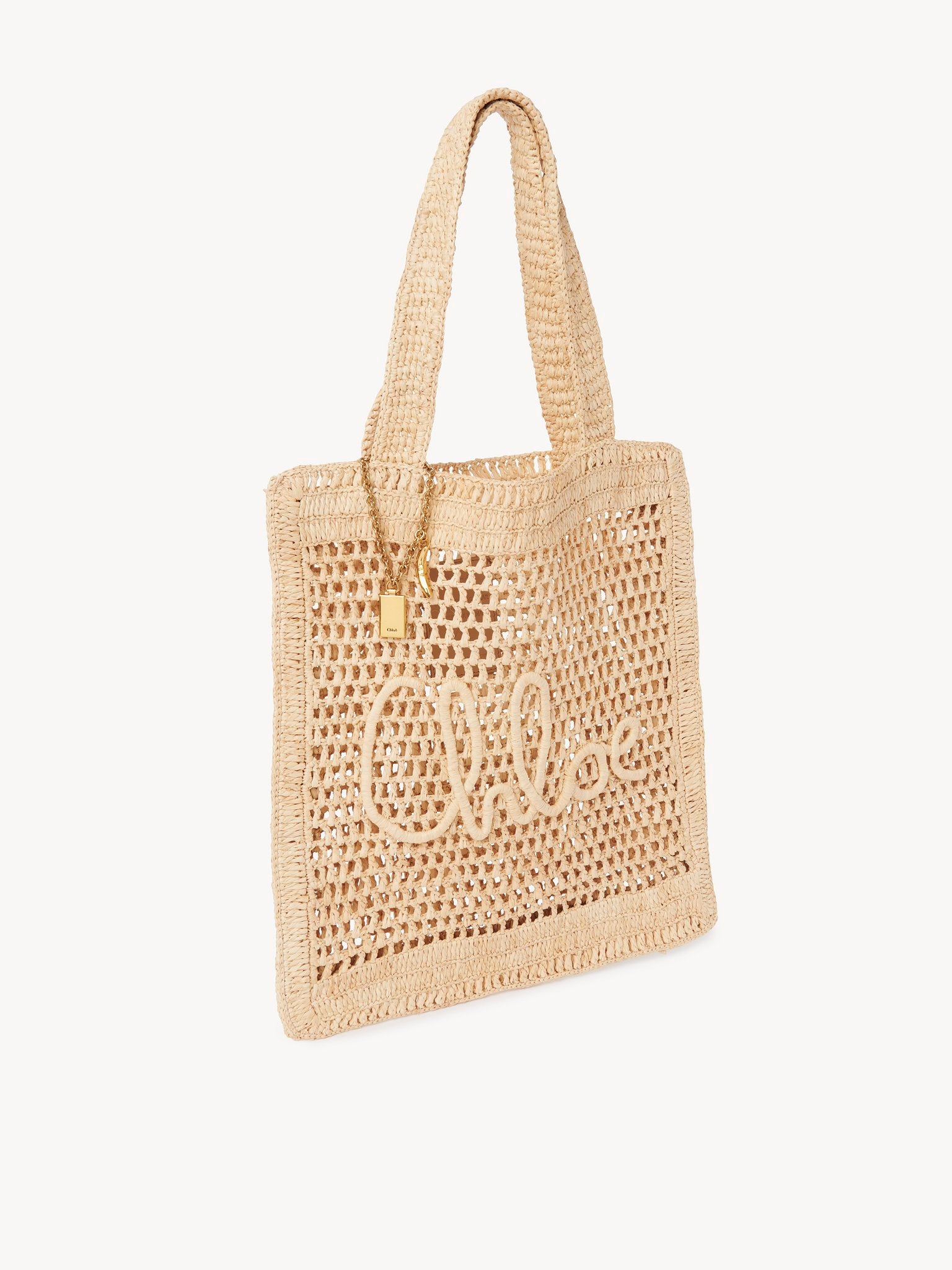 Chloé Chloé - Summer Banana tote bag in raffia