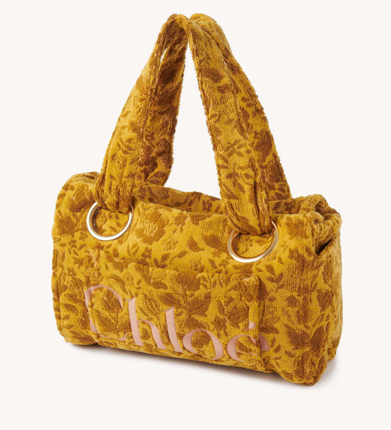 Chloé Chloé - Large Chloé Plage tote bag in jacquard terry