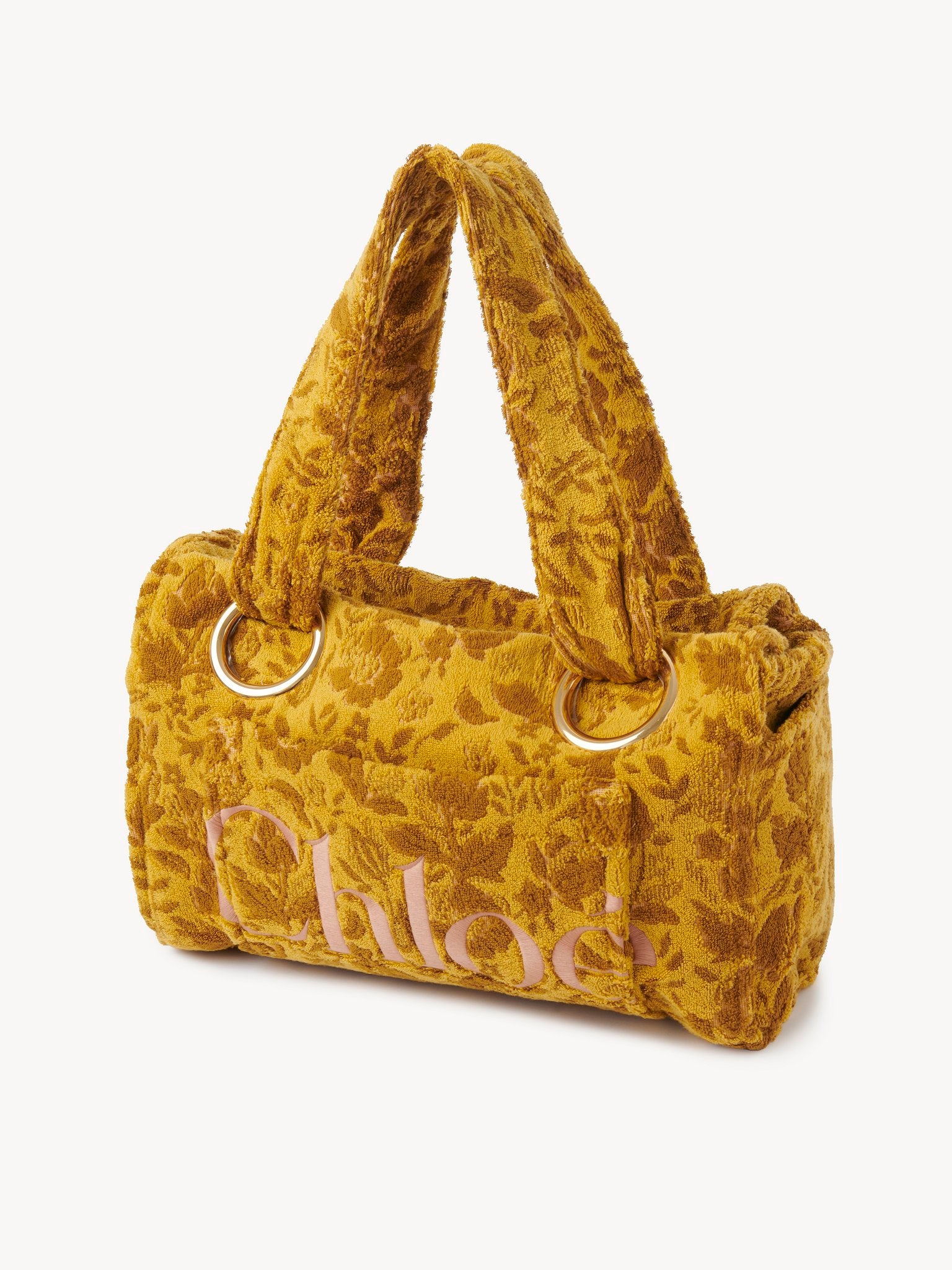 Chloé Chloé - Large Chloé Plage tote bag in jacquard terry