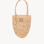 Chloé Chloé - Small Summer Banana tote bag in raffia